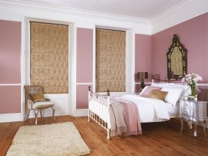 Collina blinds in bedroom