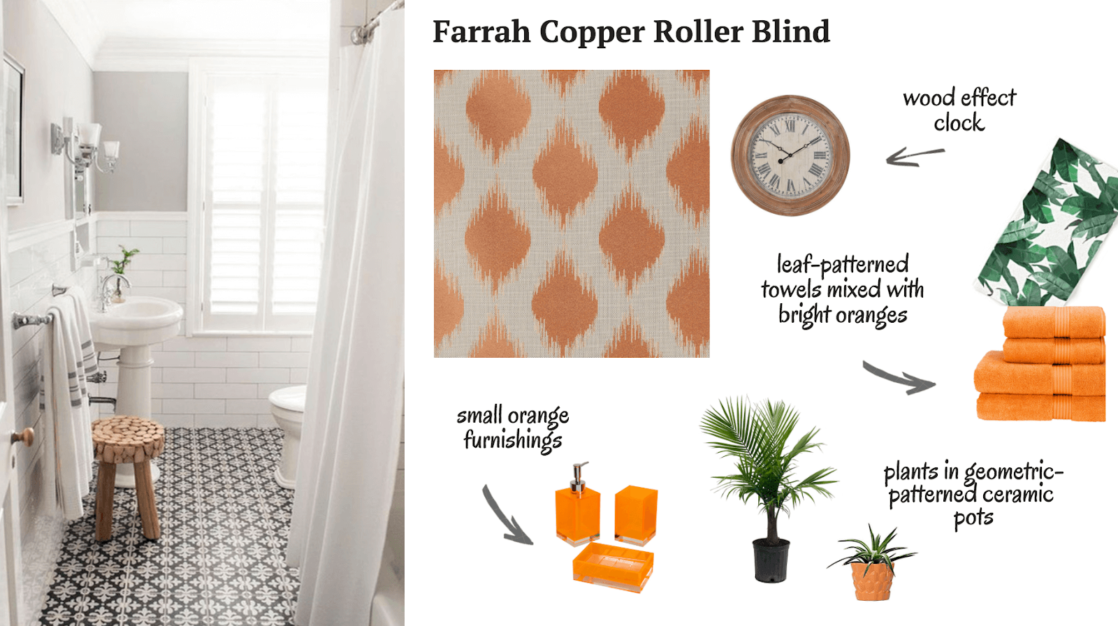 Farrah Copper Roller Blind