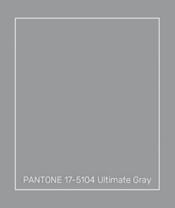Ultimate Grey Pantone colour 