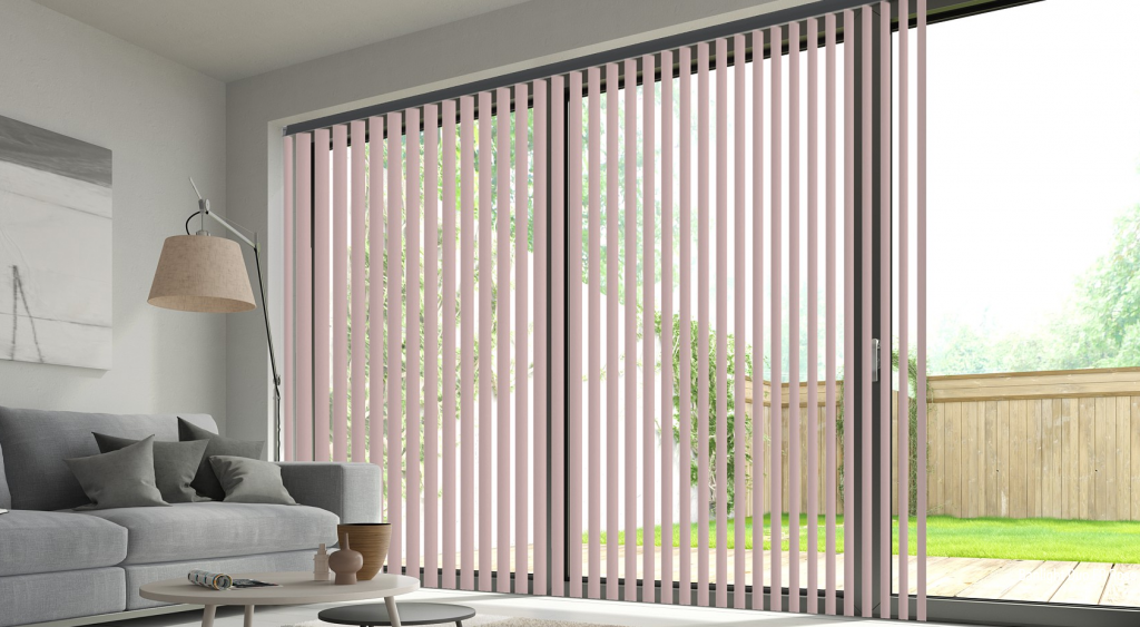 Vertical blinds for large windows