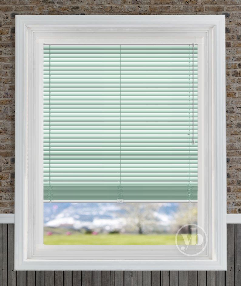 Our Willow Green Perfect Fit blind can be used on french doors