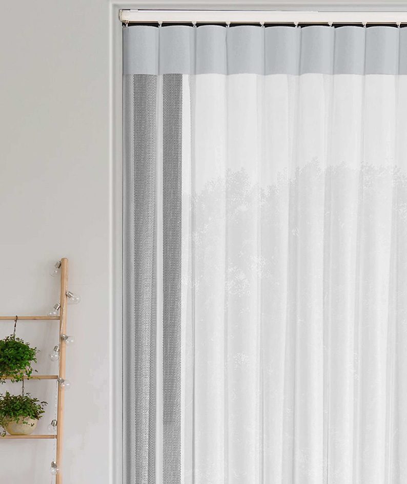Allusion blinds can be used on french doors